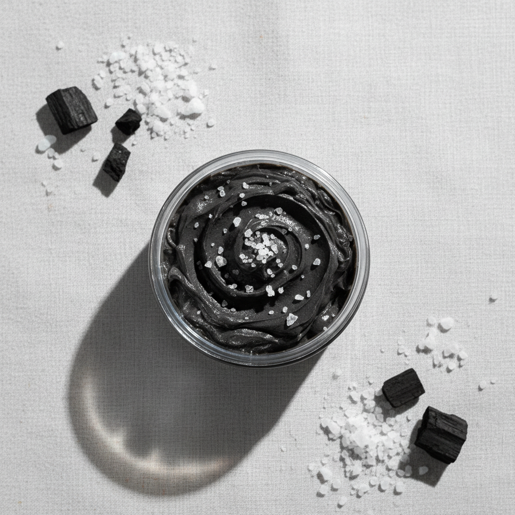 Charcoal & Sea Salt Facial Scrub