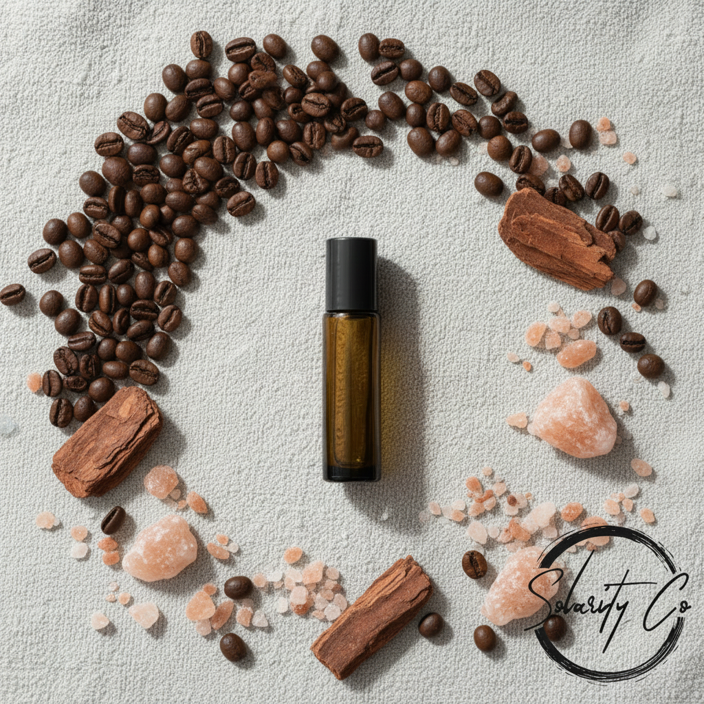 Himalayan Coffee Roller - Minimal Flat-lay