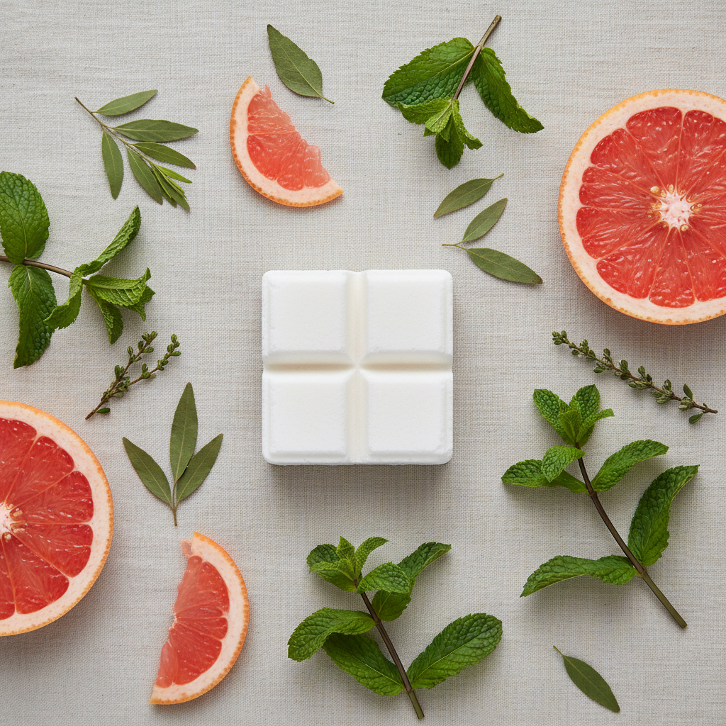 Shower Steamer — Pink Grapefruit, Peppermint & Camphor