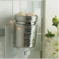 Brushed Chrome Pluggable Melt Warmer