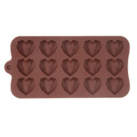 Mini Geometric Heart Silicone Mould