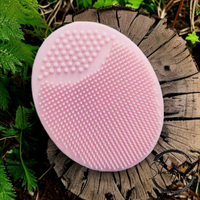 Soft Silicone Facial Scrubber - Pink