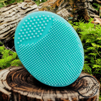 Soft Silicone Facial Scrubber - Teal