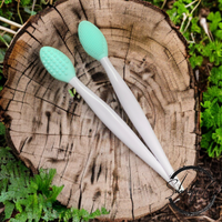 Silicone Lip Exfoliating Brush - Green