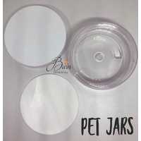 PET Clear Jar with Clear Lid - 100ml
