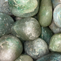 Light Green Aventurine Tumbled Stones 200g