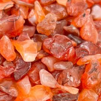 Carnelian Crystal Chips 50g