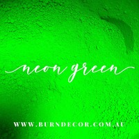 Neon Green Colour Pigment Powder