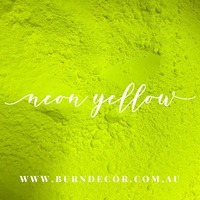 Neon Yellow Colour Pigment Powder