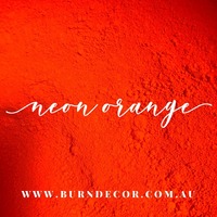 Neon Orange Colour Pigment Powder