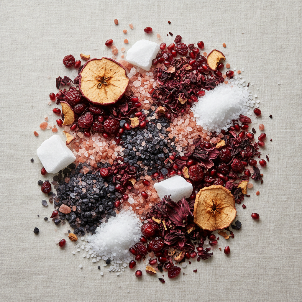Bath Tea Soak — Festive Cheer: Apple, Hibiscus, Cranberry & Pomegranate