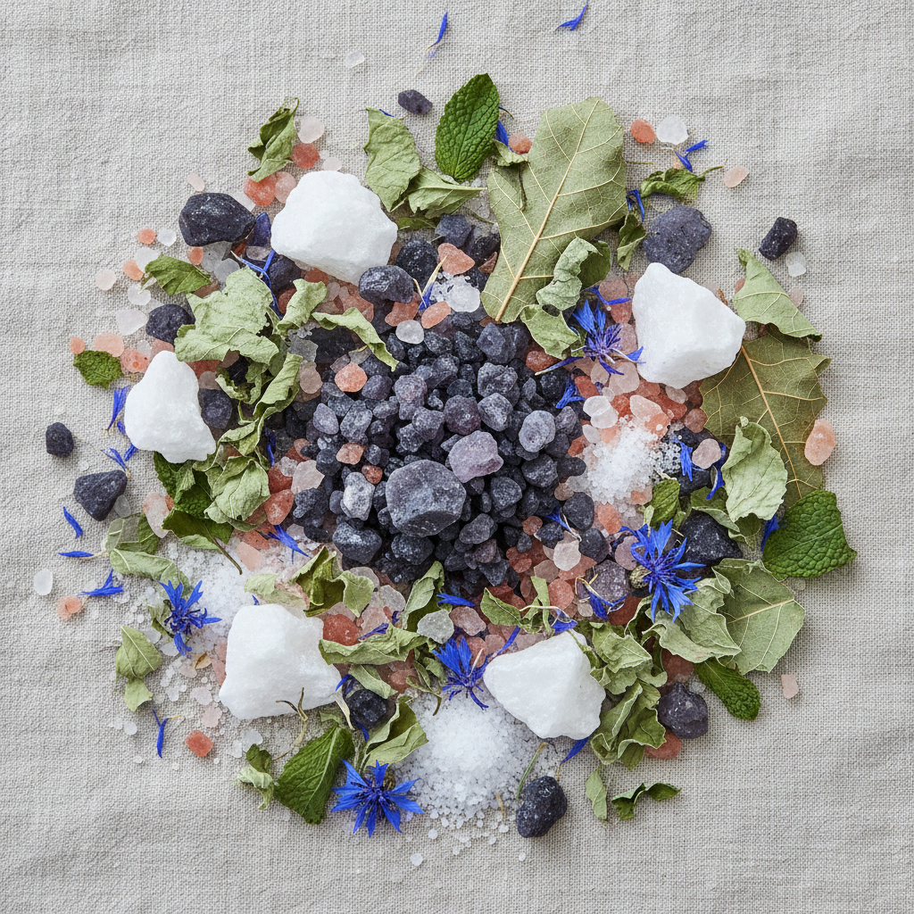 Bath Tea Soak — Winter Wellness: Lemon Balm, Peppermint, Cornflower & Paw Paw
