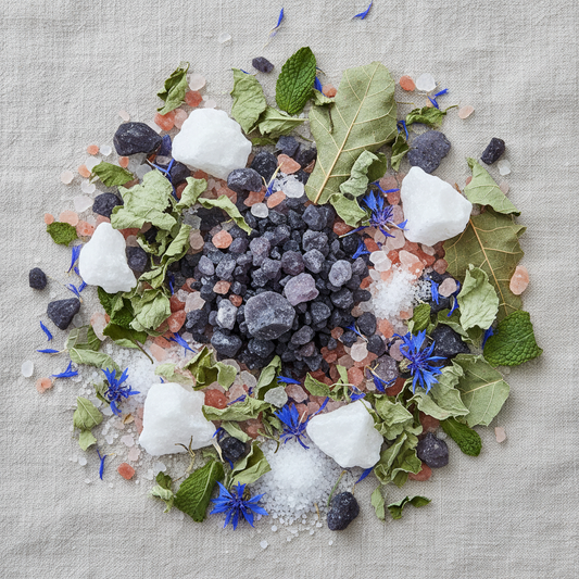 Bath Tea Soak — Winter Wellness: Lemon Balm, Peppermint, Cornflower & Paw Paw