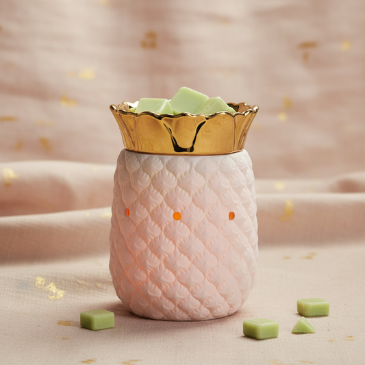 Blush Pineapple Wax Warmer - Linen